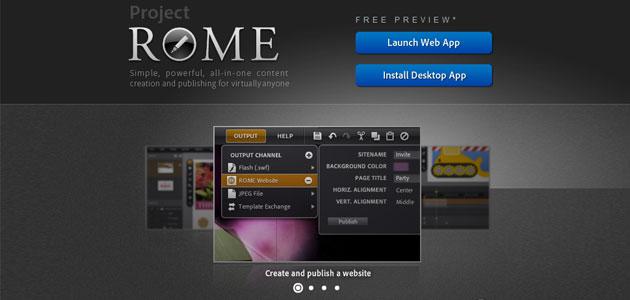 Adobe dévoile ROME Project