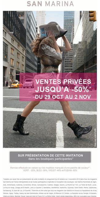 Vente privées chaussures : San Marina & Cosmo Paris !