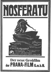 NOSFERATU de Friedrich-Wilhelm Murnau