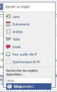 Application Facebook Prestashop shopializable