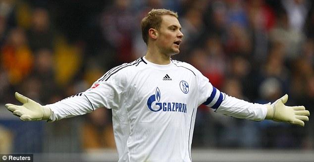Target: Manuel Neuer would cost £18m