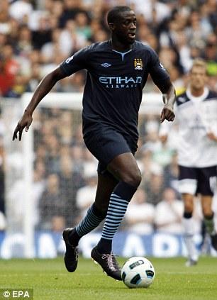 Manchester City's Ivorian Yaya Toure