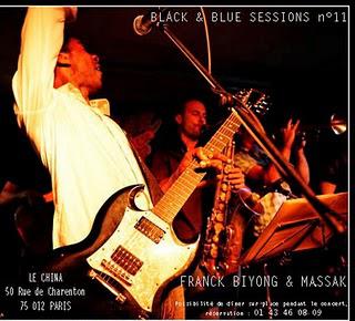 Les Black & Blue Sessions fête leur 1 an avec Franck Biyong & Massak