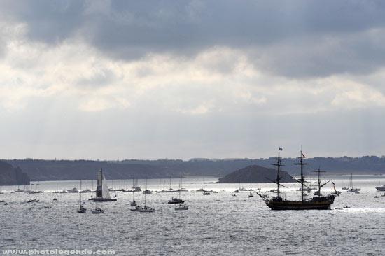 Le Prince de Bretagne au départ de la Route du Rhum Le Prince de Bretagne au départ de la Route du Rhum