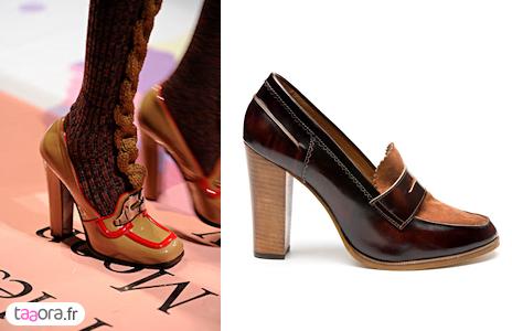 Mocassins à talons Mocassins à talons