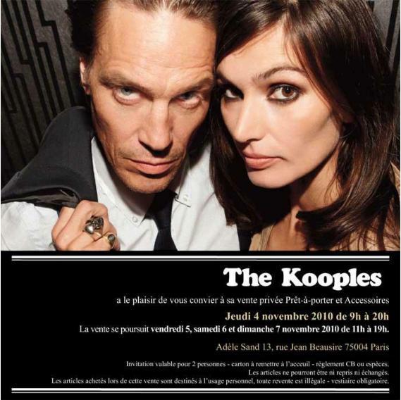 Invitation à la vente privée The Kooples de novembre 2010