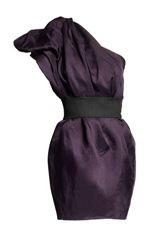 Robe OneShoulder Violet Robe OneShoulder Violet