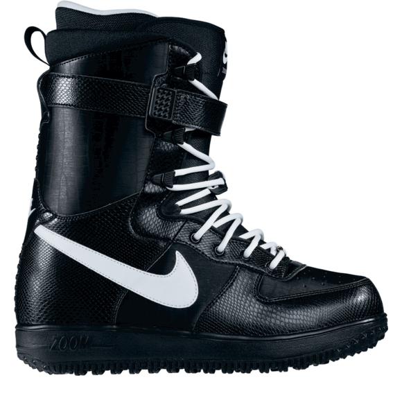 nike snowboard boots zoom force 1 blk wht Nike Snowboarding Boots disponibles à Snowbeach