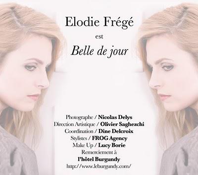 Elodie Frégé en edito sur LIZMAGAZINE
