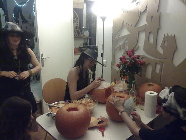 Notre soirée Halloween et atelier citrouille :)