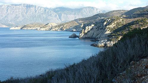 Istron le rocher vue montagnes crete