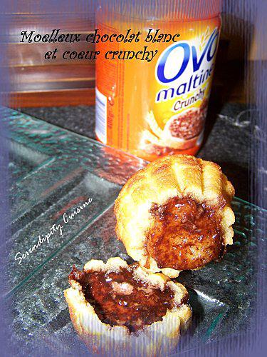 Moelleux au chocolat blanc et coeur crunchy 100 4921-1