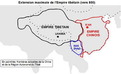 Histoire du Tibet (2): apogée et déclin de l'Empire (650-900)