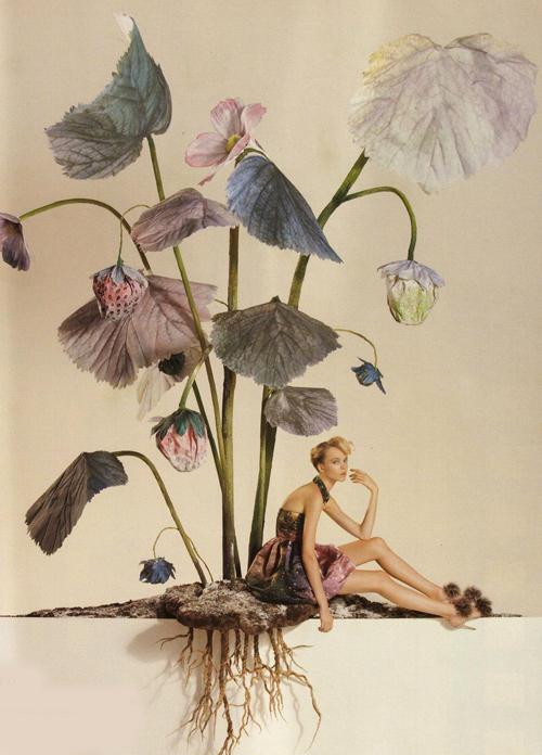 Signs of the Times avec Siri Tollerod par Tim Gutt pour Vogue UK