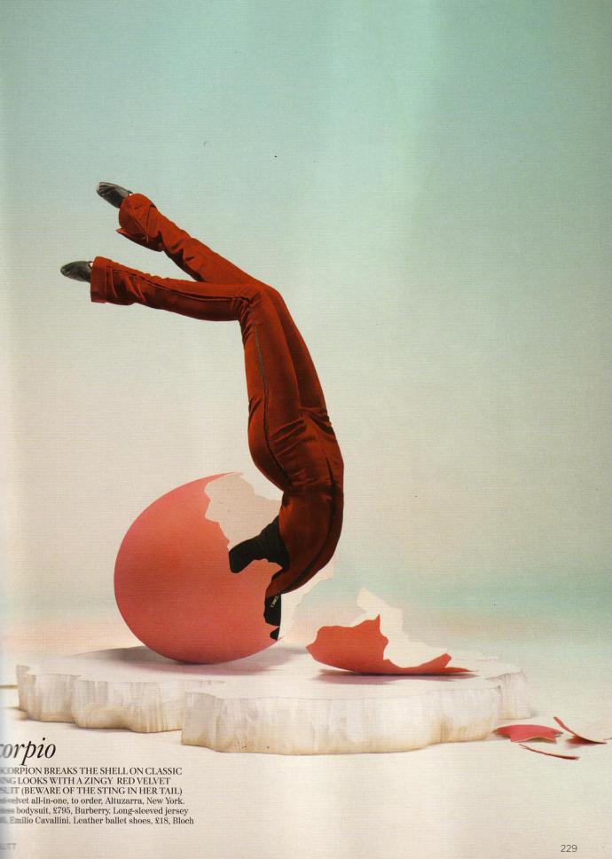 Signs of the Times avec Siri Tollerod par Tim Gutt pour Vogue UK