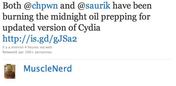 Musclenerd-cydia-iOS4.2 Cydia : Mise à jour du programme en cours de développement