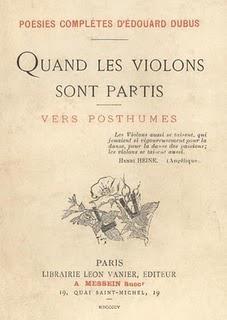 Edouard Dubus, poète morphinomane