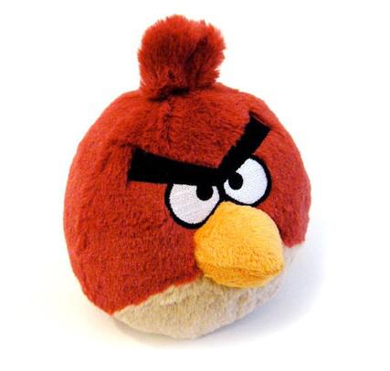 Des peluches Angry Birds