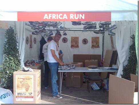 Le stand Africa Run