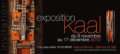 Kaal expose à l'I.U.T de Brive...à découvrir INVITATION-KAAL.jpg