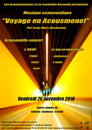 LE SON EN MOUVEMENT, VOYAGE EN ACOUSMOBILE La Fondation Vasarely