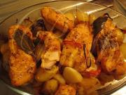 Cliquez pour agrandir : Saumon au four avec des pommes de terre Saumon au four avec des pommes de terre