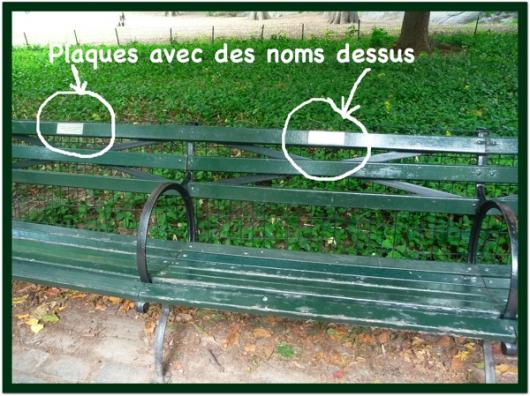 Central Park banc Un banc en cadeau