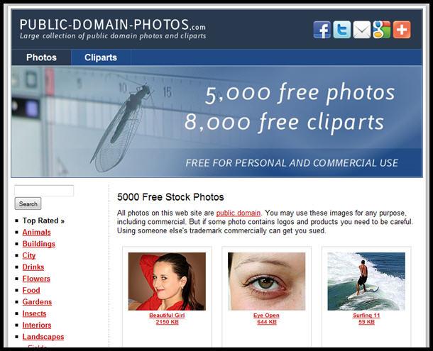 29 sites de ressources photos libres de droits