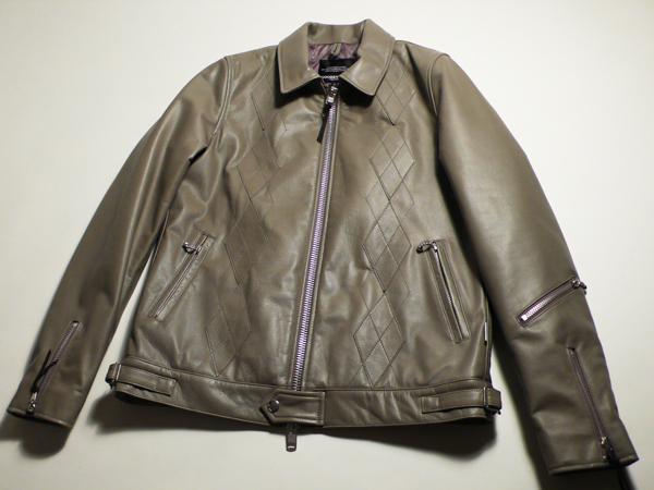 GOODENOUGH – F/W 2010 – ARGYLE LEATHER JACKET GOODENOUGH – F/W 2010 – ARGYLE LEATHER JACKET