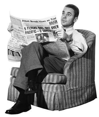 man reading paper1