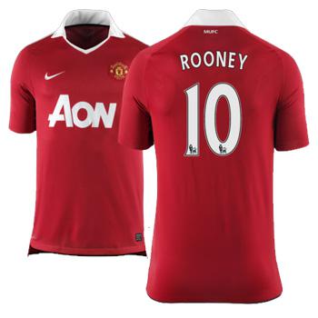 Maillot Rooney Manchester United 2010-2011