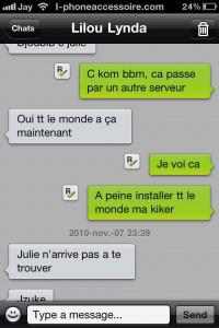 Kik BBM like Appstore – Kik, l’application de la semaine. Un très bon Messenger