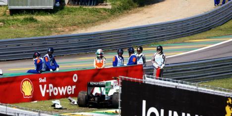 Liuzzi a eu de la chance au Brésil Liuzzi a eu de la chance au Brésil