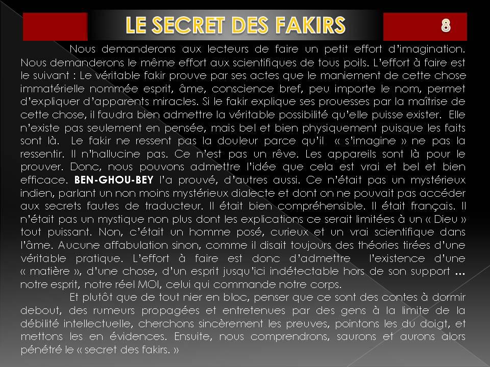 LE SECRET DES FAKIRS Diapositiva8