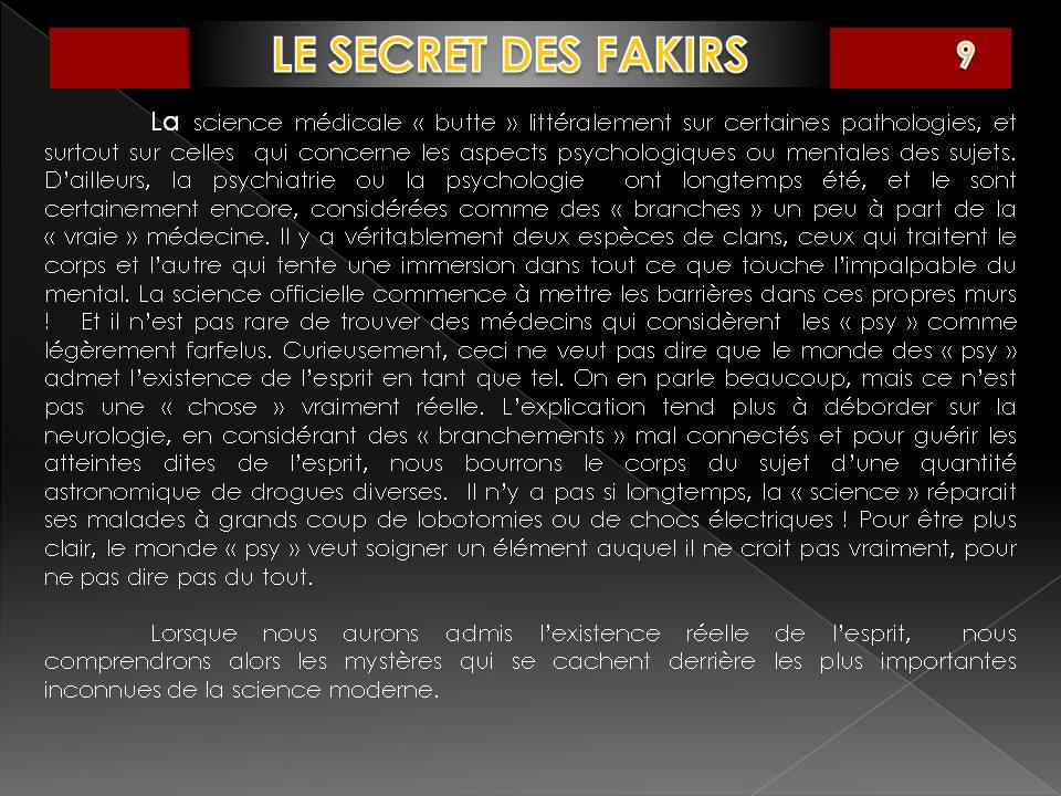 LE SECRET DES FAKIRS Diapositiva9