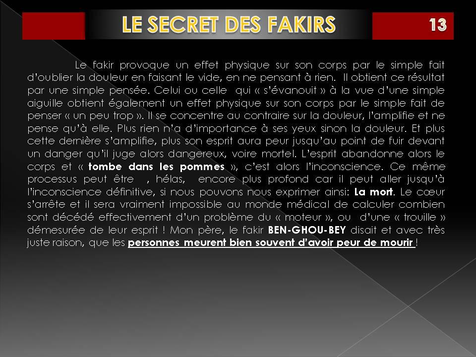 LE SECRET DES FAKIRS Diapositiva13