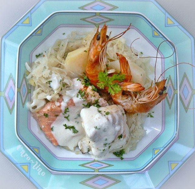 Choucroute de Poisson Recette de Guy-Pierre Baumann Maison Kammerzell choucroute_poisson_3
