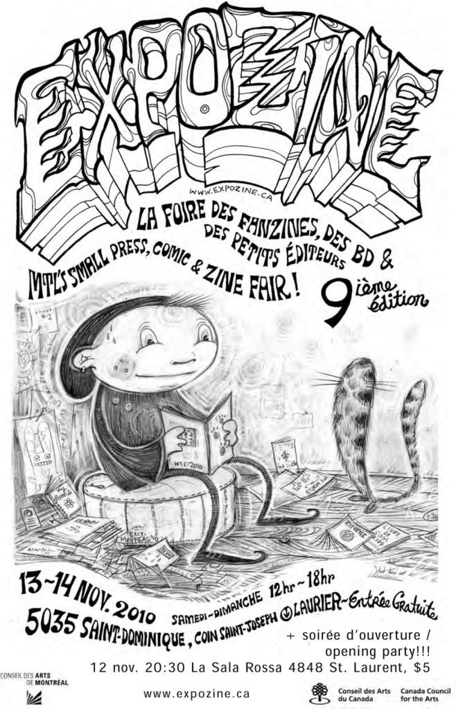Les Éditions Dédicaces ont participé à l’Expozine 2010, à Montréal