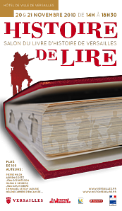 Histoire de Lire, le salon du livre d'histoire, à Versailles,  ce week end
