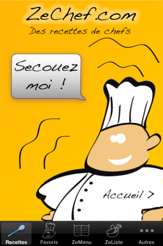 Application iPhone Zechef (11) Application iPhone ZeChef : 10 codes à gagner pour les amateurs de Cuisine