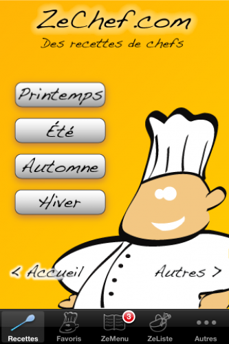 Application iPhone Zechef (12) Application iPhone ZeChef : 10 codes à gagner pour les amateurs de Cuisine