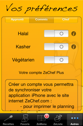 Application iPhone Zechef (14) Application iPhone ZeChef : 10 codes à gagner pour les amateurs de Cuisine