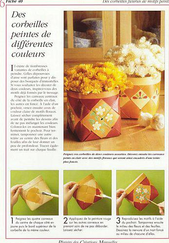 Déco petits paniers panier à peindre (3)