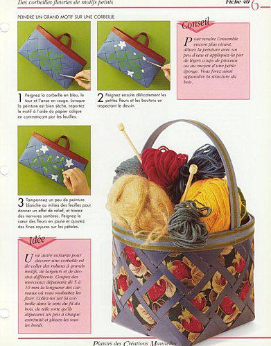 Déco petits paniers panier à peindre (2)