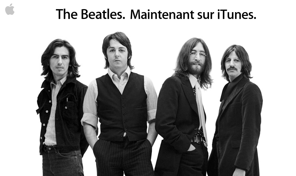 L’énorme nouvelle concernant iTunes, n’était que l’arrivée des Beatles sur le store musicale