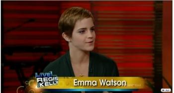 Emma Watson au Regis and Kelly Live (USA) 2010