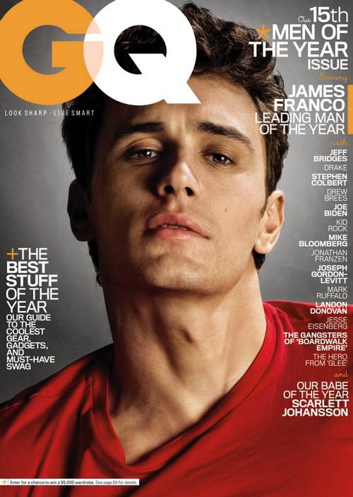 James Franco pose pour le magazine GQ