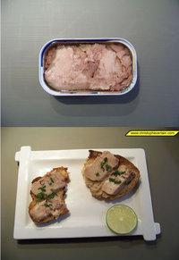 crostinis au foie de morue fumé crostinis au foie de morue fumé