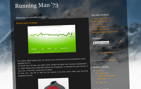 runningman73 Bienvenue Runningman73