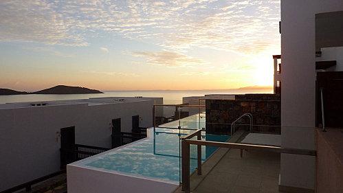 Elounda aquilla village villa piscine